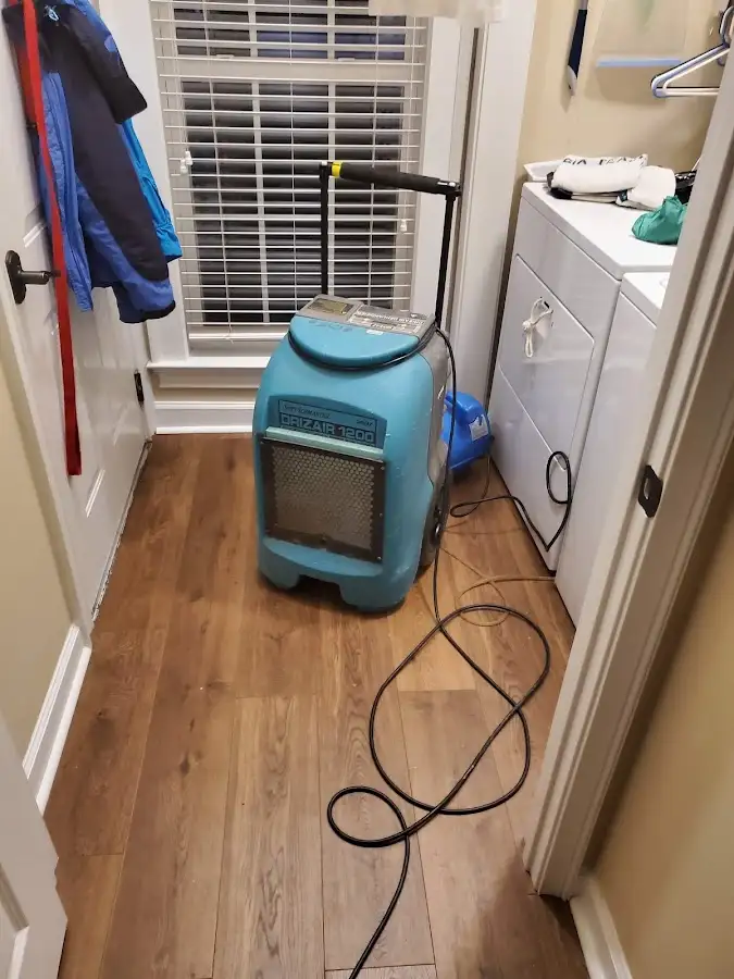 Commercial dehumidifier deployed for Flood Damage Cleanup in Coventry